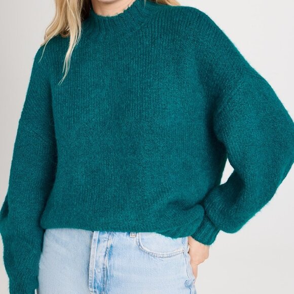 NWT Pistola Teal Blue Sweater - Oversized, Size: Large - Picture 4 of 14